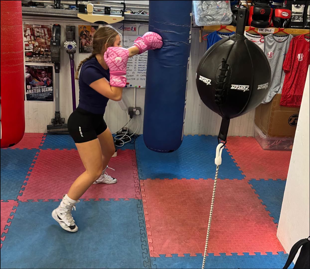 Women's boxing session at Legends